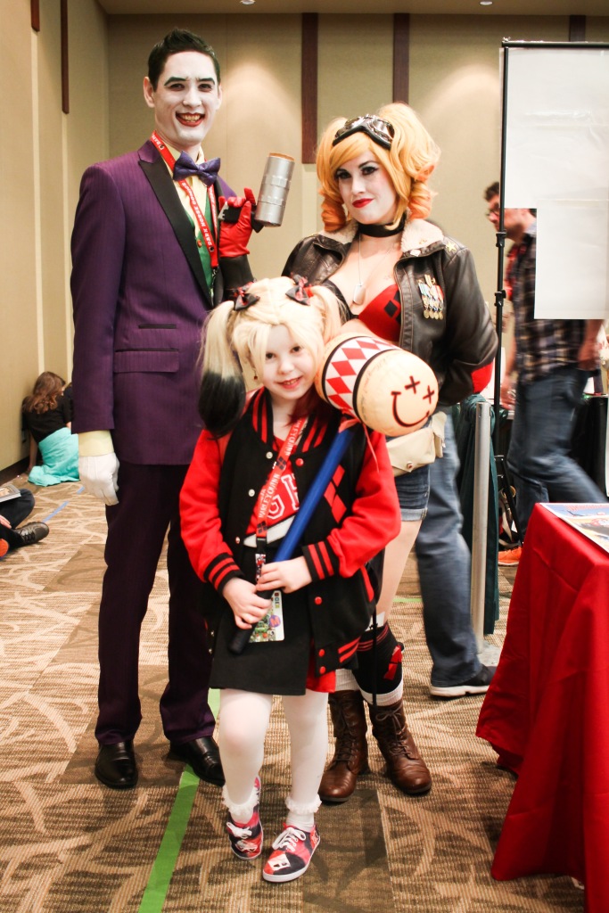 Harley Quinn and Joker family